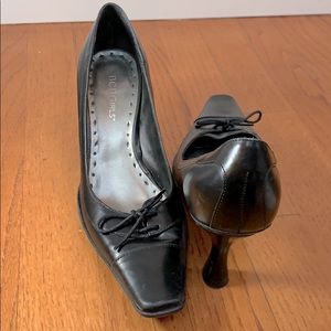 BCBGirls Black Lace Up Pump